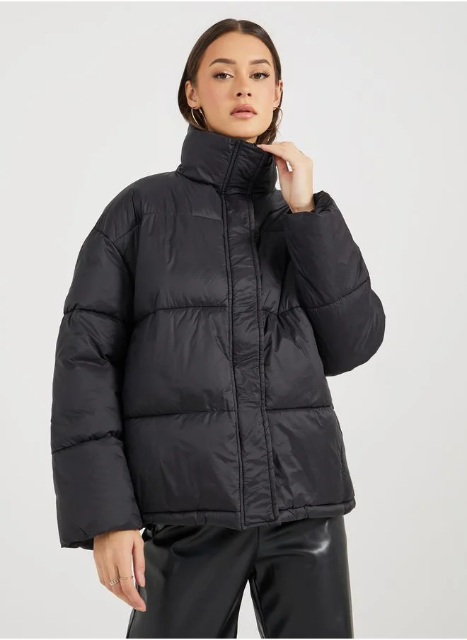 Styli Oversized Regular Length Padded Jacket