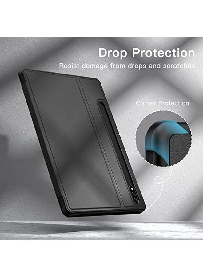 Jetech Case For Samsung Galaxy Tab S8 2022 S7 2021 11 Inch With S Pen Holder Slim Folio Stand Protective Tablet Cover Multi Angle Viewing Black - Image 5