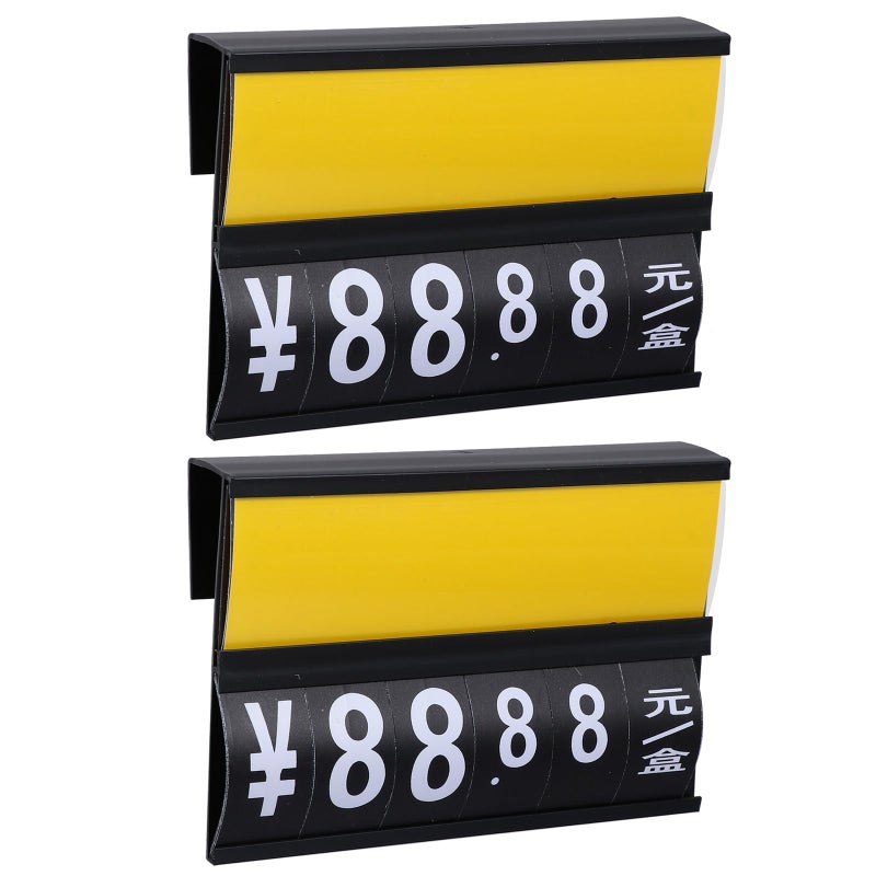 Rewritable Hanging Price Tags 2 Pack Numbered Labels For Supermarket Fruit Vegetable Display - Image 2