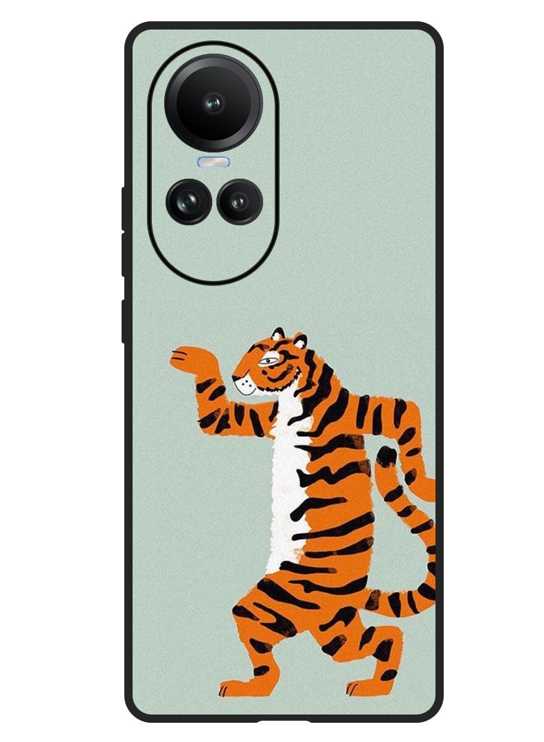 Theodor Protective Case Anti Scratch Shock Proof Bumper Cover For Oppo Reno 10/10 Pro Dancing tiget - Image 1