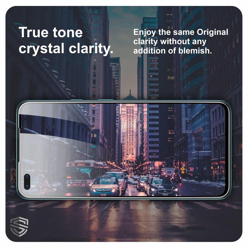 Skyddshield Military-Grade Gorilla Tempered Glass For OnePlus Nord (6.44 Inch) With Installation Kit | Edge to Edge Coverage | Black - Image 3