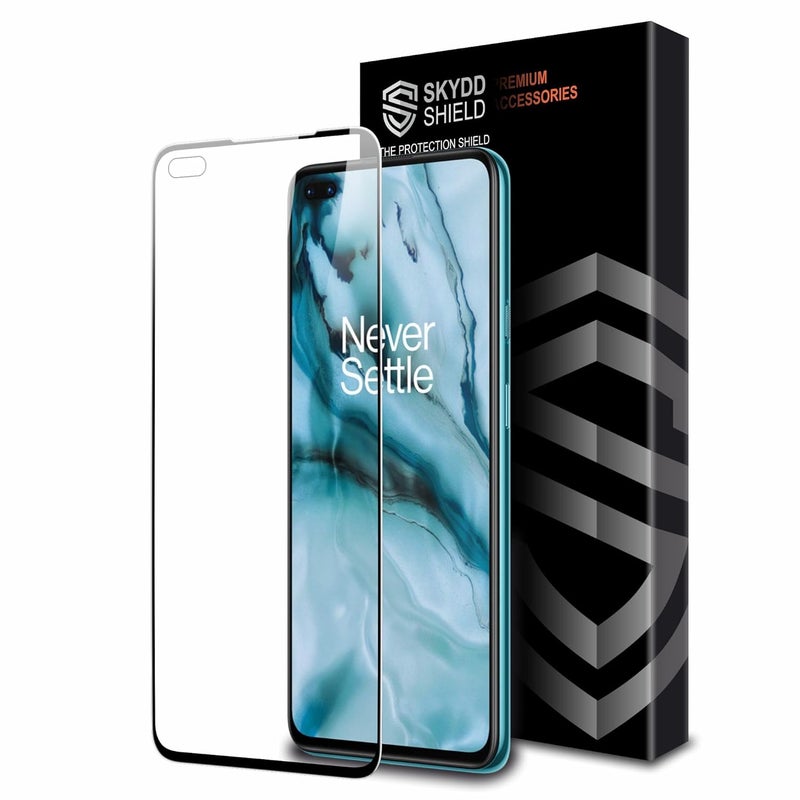 Skyddshield Military-Grade Gorilla Tempered Glass For OnePlus Nord (6.44 Inch) With Installation Kit | Edge to Edge Coverage | Black - Image 1
