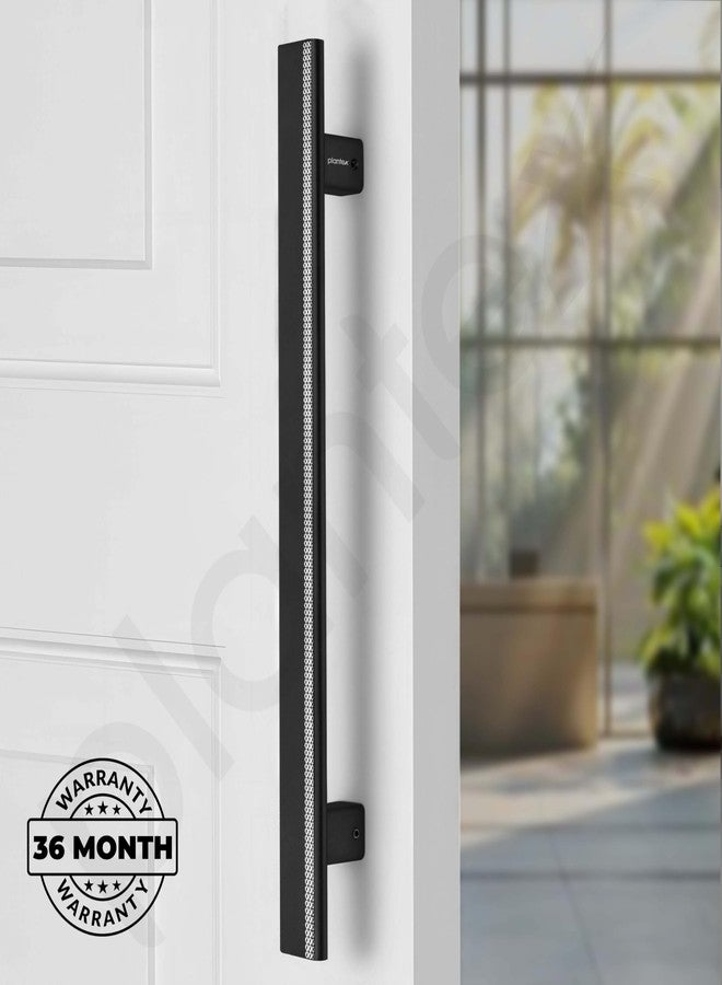 Plantex 12 Inch Main Door Handle/Aluminium Handle for Door/Black Pull-Push Handle for Home/Office/3 Years Warranty Pack of 1 (APS-612, Black) - Image 5