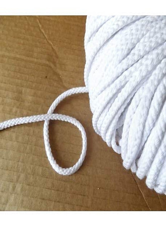 Bobbiny | Nada Round Dori Strings (25 Meters) 100% Pure Cotton Strings for Ethnic Indian Dresses, Pajama, Lehenga, Saree,Petticoat, salwars, Patiala, chudidars (White Round) - Image 3