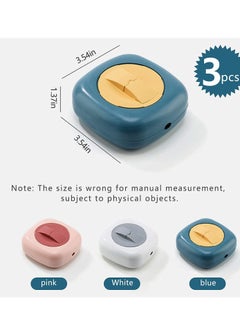 KASTWAVE Cable Management Winder, Retractable Small Cable Storage Box Phone Holder, Portable USB Cable Storage Winder Suitable for Power Cords, Headphone Cables, Mouse Cables, Chargers  Blue, White, Pink  - Image 5