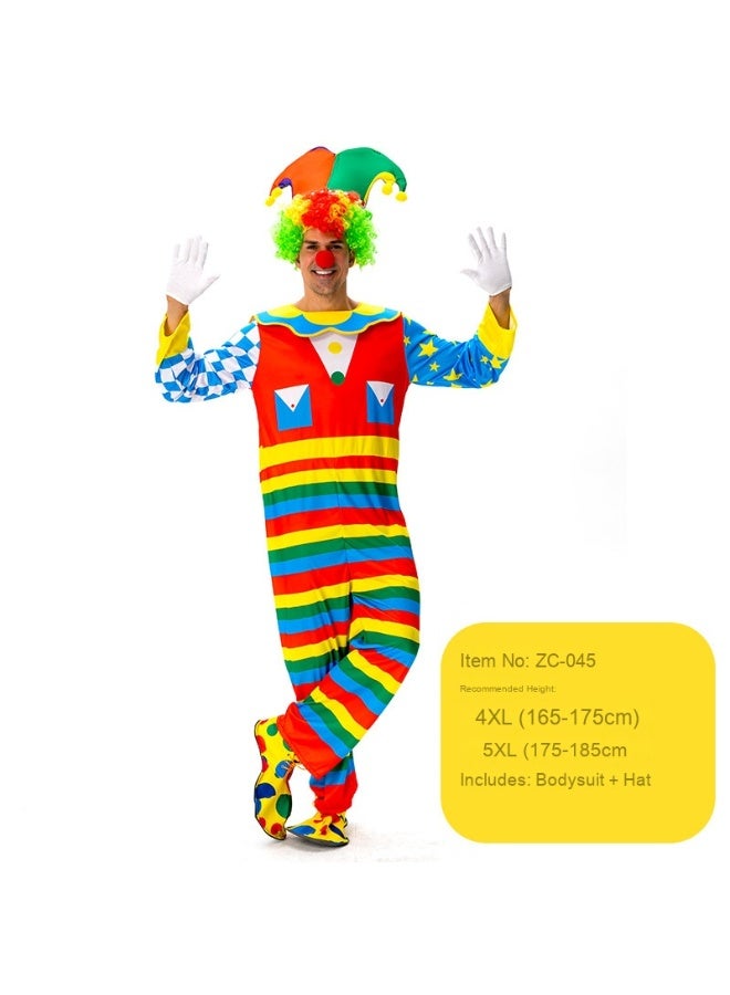 Loquat Adult Clown Costume - The Perfect Choice for Carnival Parties
