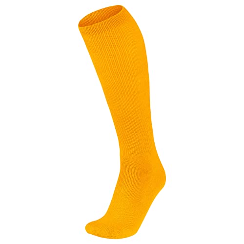 CHAMPRO Multi-Sport Athletic Compression Socks for Baseball, Softball, Football, and More, Gold, Large - Image 2