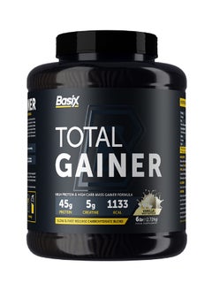 Basix Total Gainer Vanilla Whip 6 Lb Tub  - Image 1