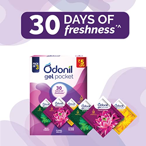 Odonil Gel Pocket Mix - 30g (Assorted pack of 3 new fragrances) - Image 4