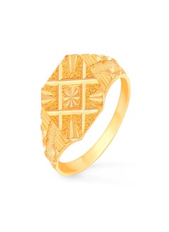 Malabar Gold and Diamonds 22 Carat 916 Purity Yellow Gold Ring RG1177275Y22 For Men  - Image 1