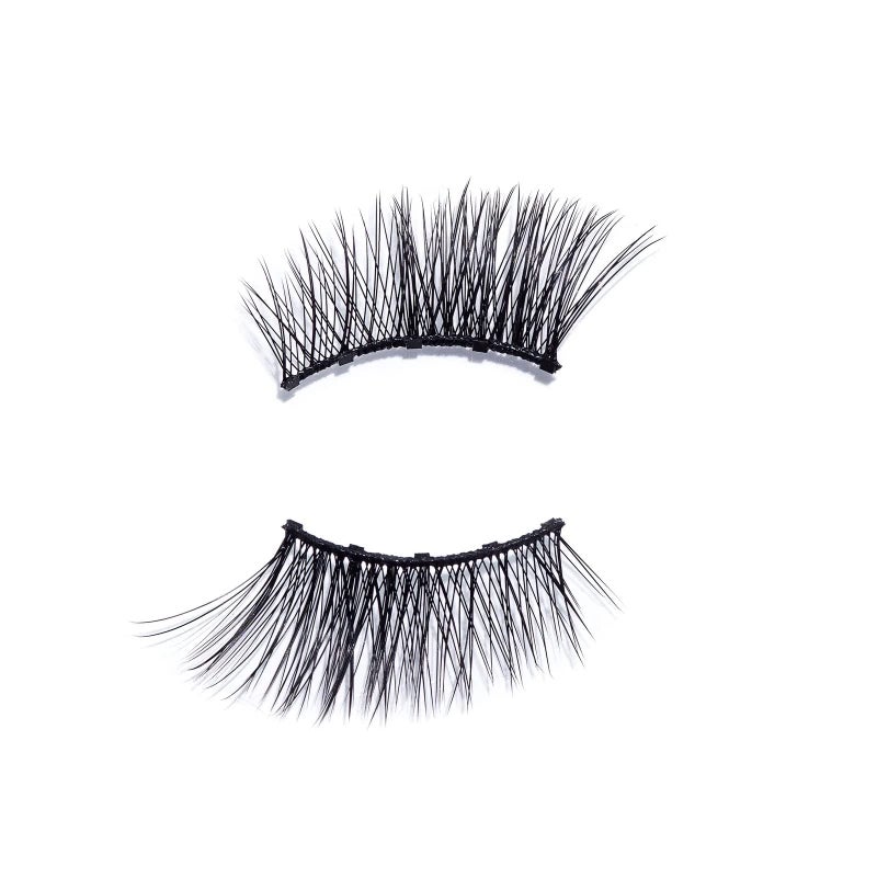 MoxieLash Magnetic Eyelashes - Baby | Reusable Magnetic Lashes, No Glue or Alcohol, Natural Accent Cat Eye & Subtle Beautiful Look, Professional Faux False Eyelashes - 1 Pair - Image 4