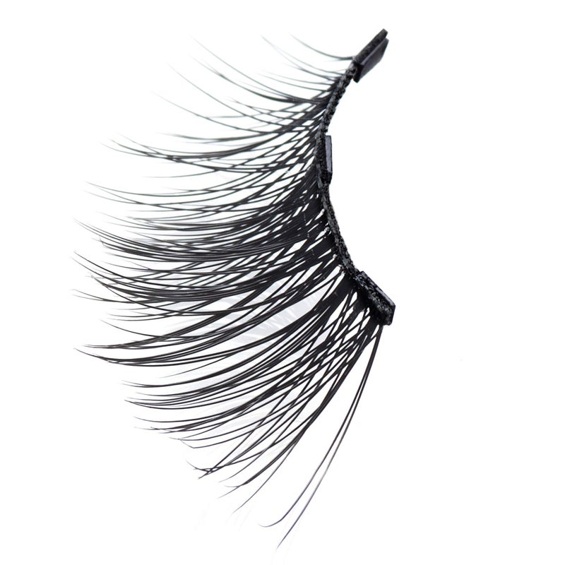 MoxieLash Magnetic Eyelashes - Baby | Reusable Magnetic Lashes, No Glue or Alcohol, Natural Accent Cat Eye & Subtle Beautiful Look, Professional Faux False Eyelashes - 1 Pair - Image 2