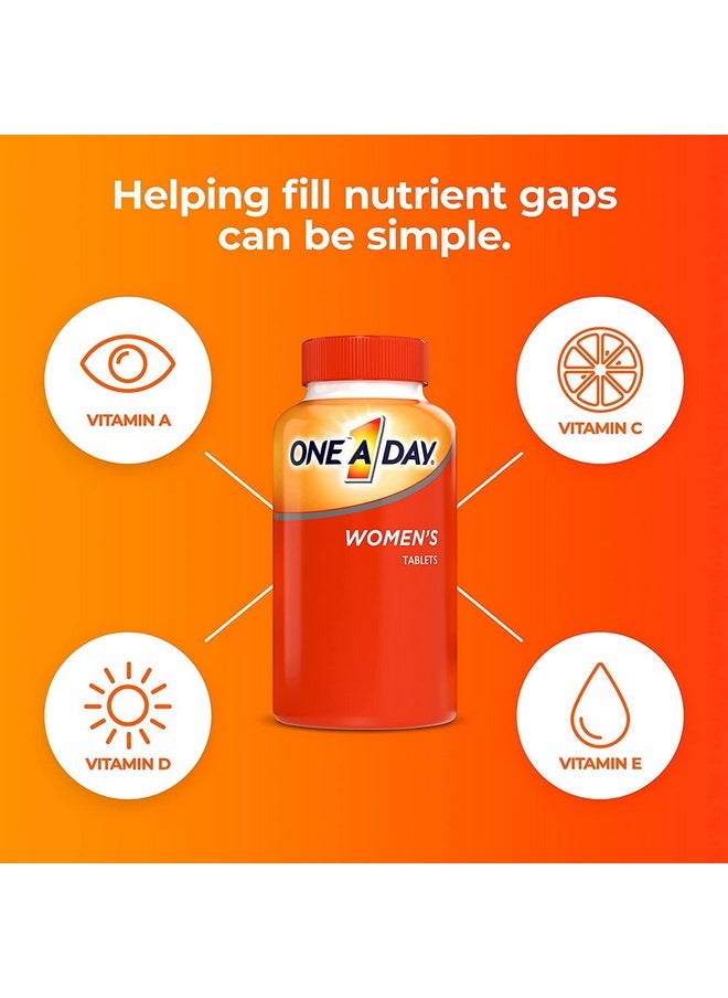 ONE A DAY - Womens Complete Daily Multivitamin With Vitamin A B C D And E Calcium And Magnesium Immune Health Support 200 Count - Image 1