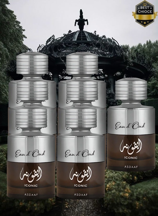 أصداف 7 قطع عطر ايكونيك او دي عود 100 مل - Image 1