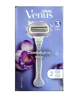 Gillette Venus 3 Blades 2 In 1 No Shave Gel Needed Comfortglide Breeze Seamless Glide Revealing Smooth Skin