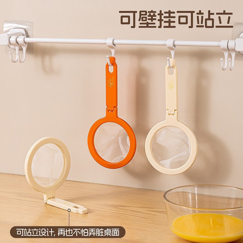 Multifunctional Kitchen Colander and Strainer Set with Ultra-Fine Mesh for Juice Tea and Soy Milk - Image 5