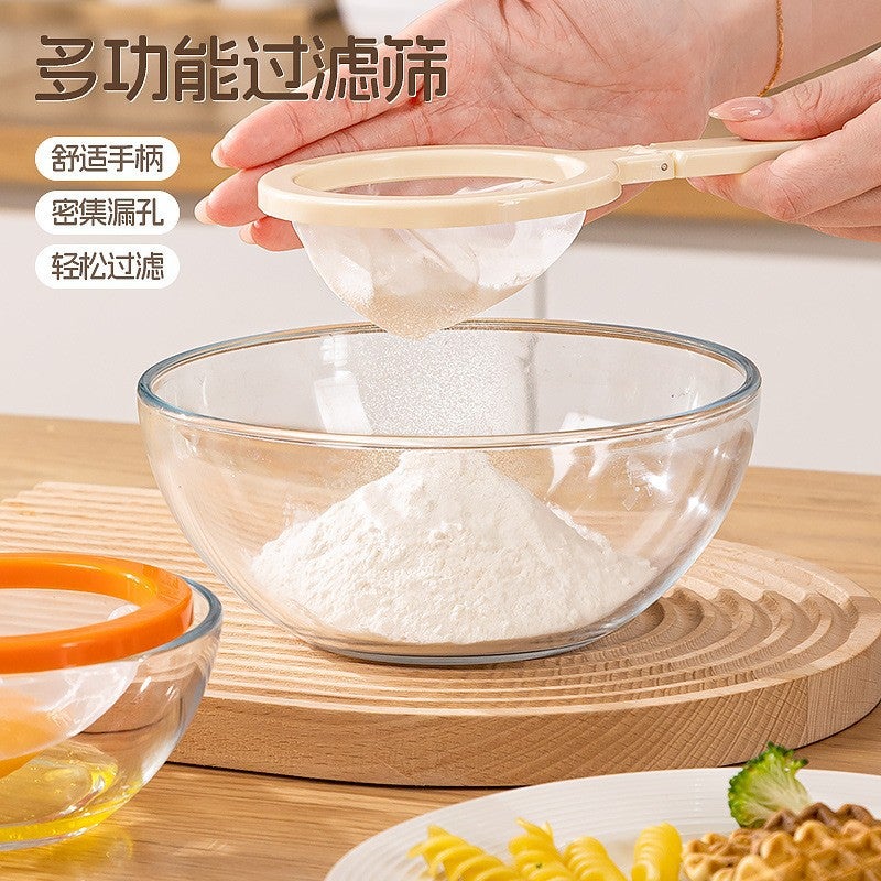 Multifunctional Kitchen Colander and Strainer Set with Ultra-Fine Mesh for Juice Tea and Soy Milk - Image 3