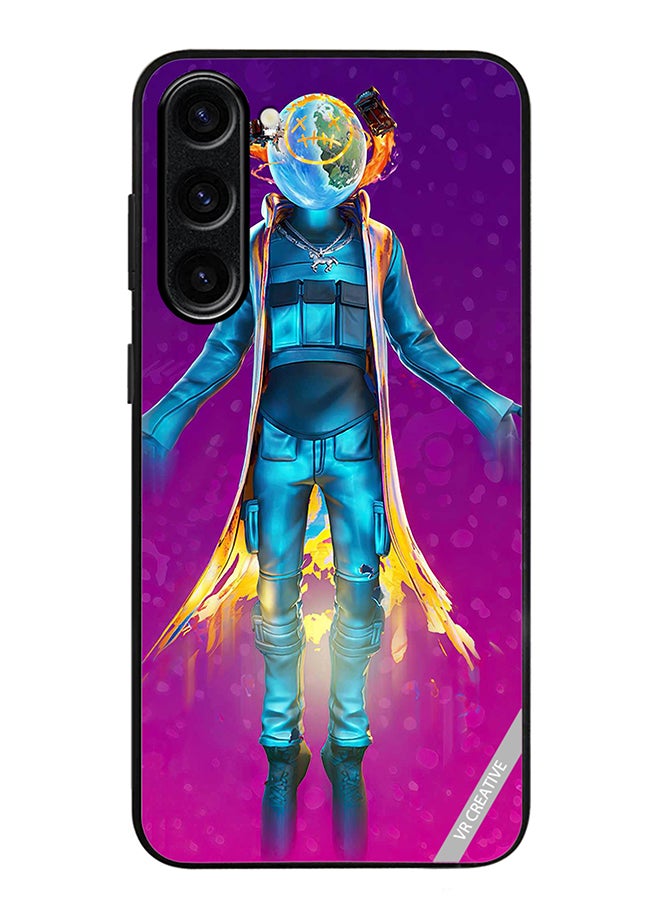 VR CREATIVE غطاء حماية لهاتف سامسونج جالاكسي S23 FE بتصميم فورتنايت متعدد الألوان - Image 1