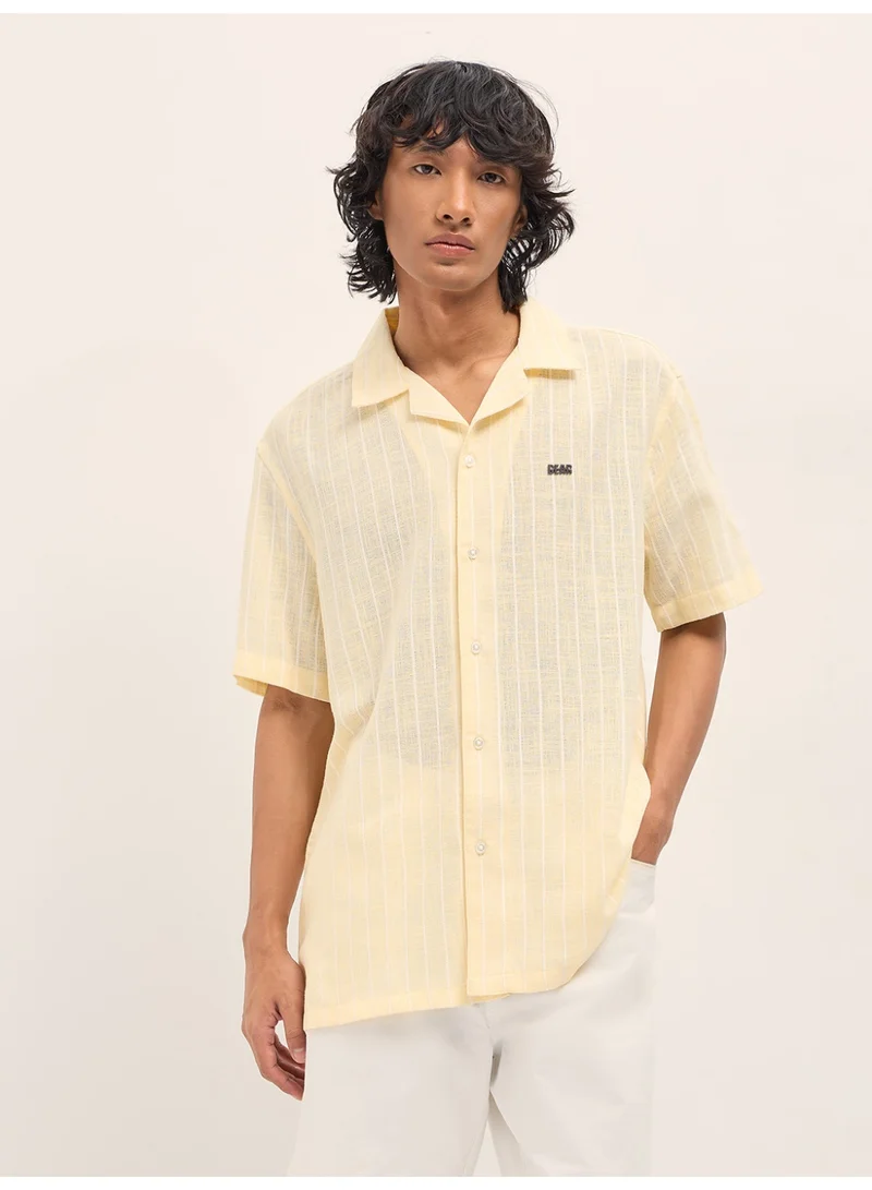 THE BEAR HOUSE  Men’s Classic Short Sleeve Casual Shirt – Lightweight, Breathable, and Designed for a Smart Yet Easygoing Look All Day Long for Men | Best Price UAE