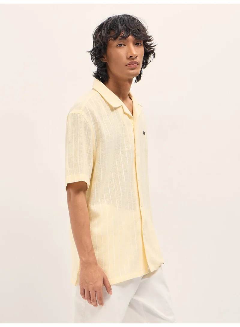 THE BEAR HOUSE  Men’s Classic Short Sleeve Casual Shirt – Lightweight, Breathable, and Designed for a Smart Yet Easygoing Look All Day Long for Men | Best Price UAE