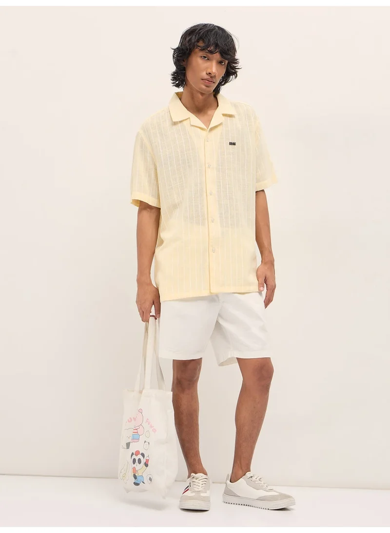 THE BEAR HOUSE  Men’s Classic Short Sleeve Casual Shirt – Lightweight, Breathable, and Designed for a Smart Yet Easygoing Look All Day Long for Men | Best Price UAE