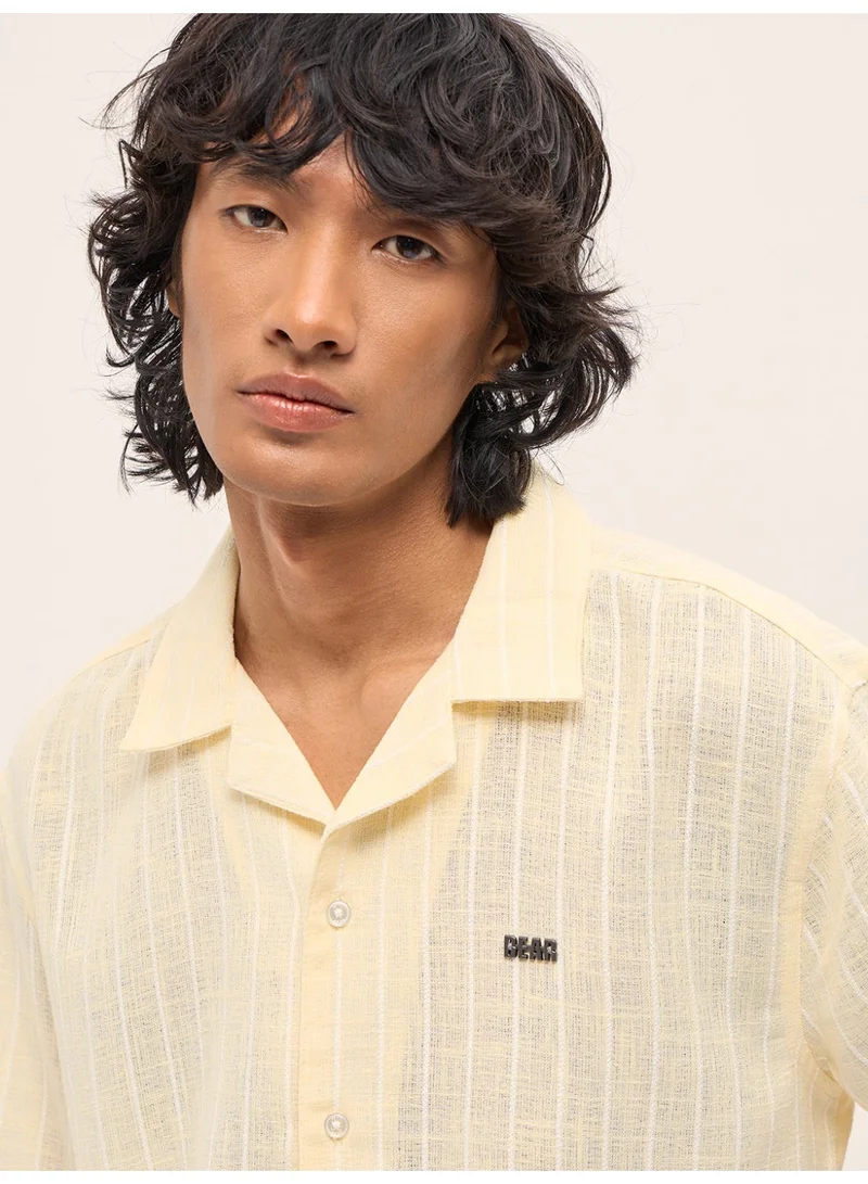 THE BEAR HOUSE  Men’s Classic Short Sleeve Casual Shirt – Lightweight, Breathable, and Designed for a Smart Yet Easygoing Look All Day Long for Men | Best Price UAE