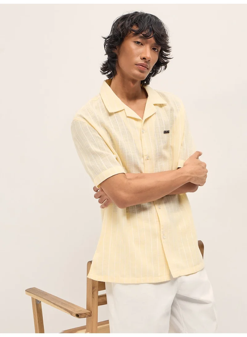 THE BEAR HOUSE  Men’s Classic Short Sleeve Casual Shirt – Lightweight, Breathable, and Designed for a Smart Yet Easygoing Look All Day Long for Men | Best Price UAE