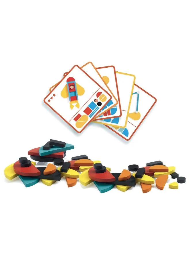 DJECO Ze Geo Vroum Construction Game