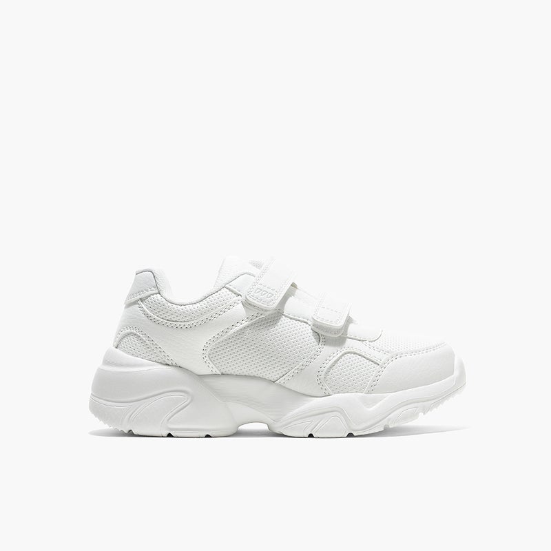 Amica Kids School Shoes  Lightweight, breathable vegan leather sneakers with anti-slip Phylon outsole, memory foam insoles, and double Velcro design for boys, girls, and school wear. - Image 1