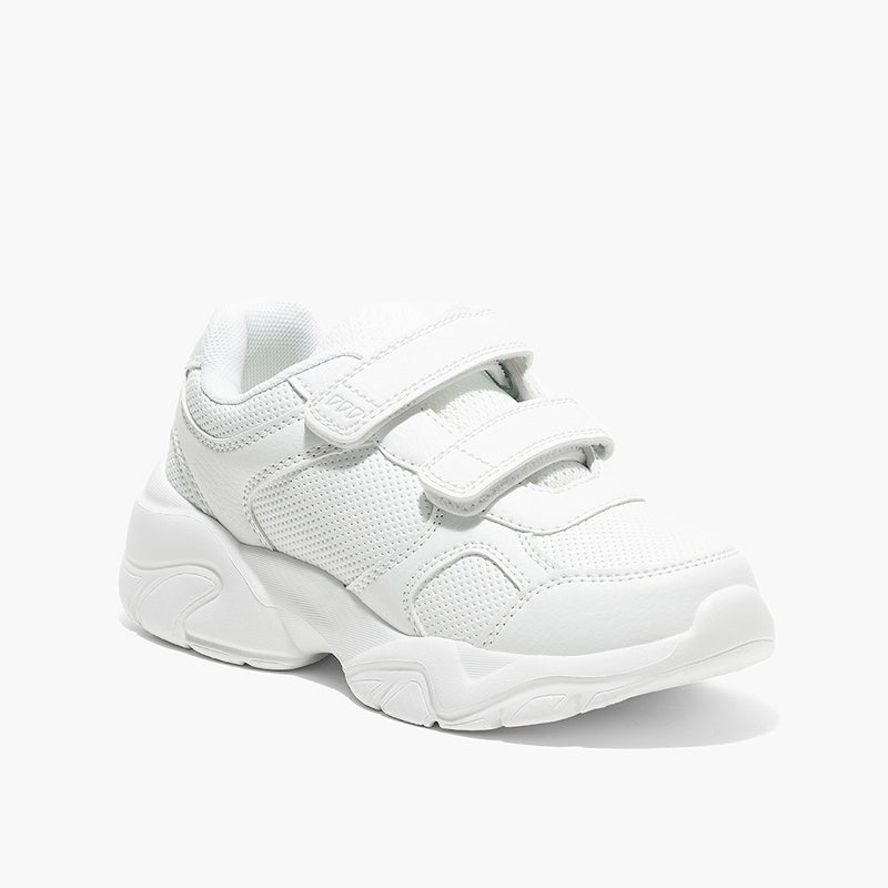 AMICA Kids Shoes School Lightweight, breathable vegan leather sneakers with anti-slip Phylon outsole, memory foam insoles, and double Velcro design for boys, girls, and school wear. - Image 2