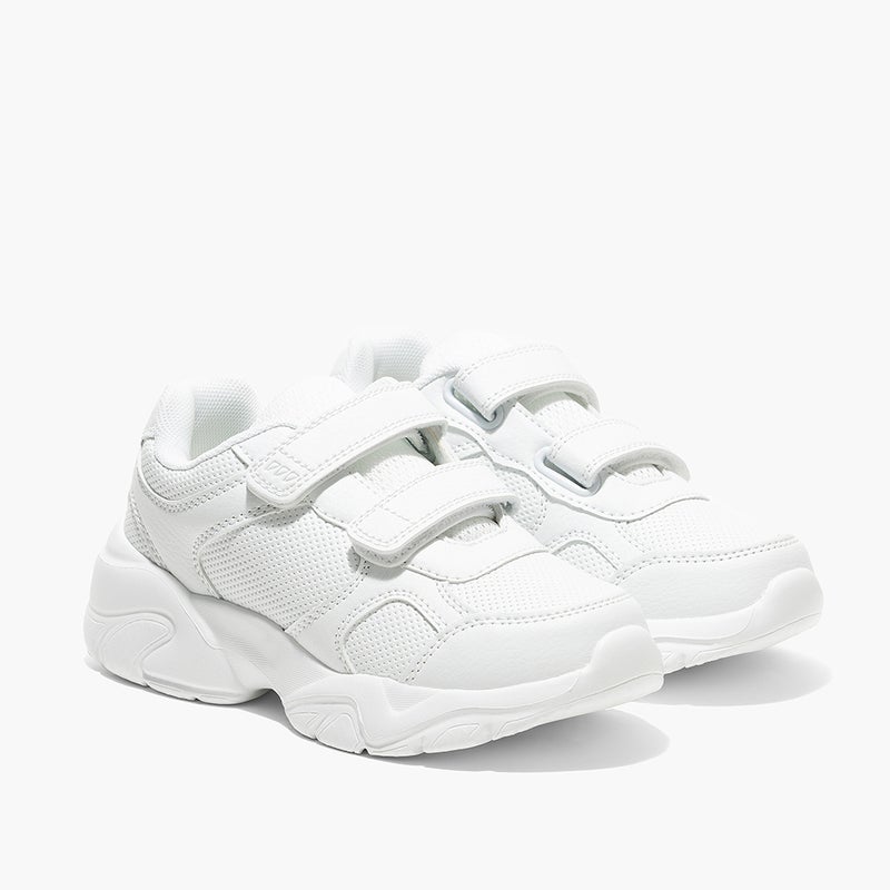 AMICA Kids Shoes School Lightweight, breathable vegan leather sneakers with anti-slip Phylon outsole, memory foam insoles, and double Velcro design for boys, girls, and school wear. - Image 3