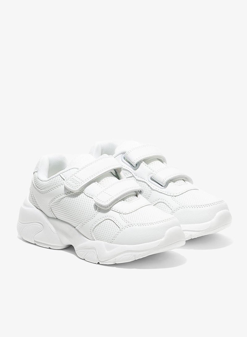 AMICA Kids Shoes School Lightweight, breathable vegan leather sneakers with anti-slip Phylon outsole, memory foam insoles, and double Velcro design for boys, girls, and school wear. - Image 3