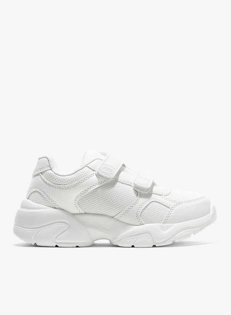 AMICA Kids Shoes School Lightweight, breathable vegan leather sneakers with anti-slip Phylon outsole, memory foam insoles, and double Velcro design for boys, girls, and school wear. - Image 1