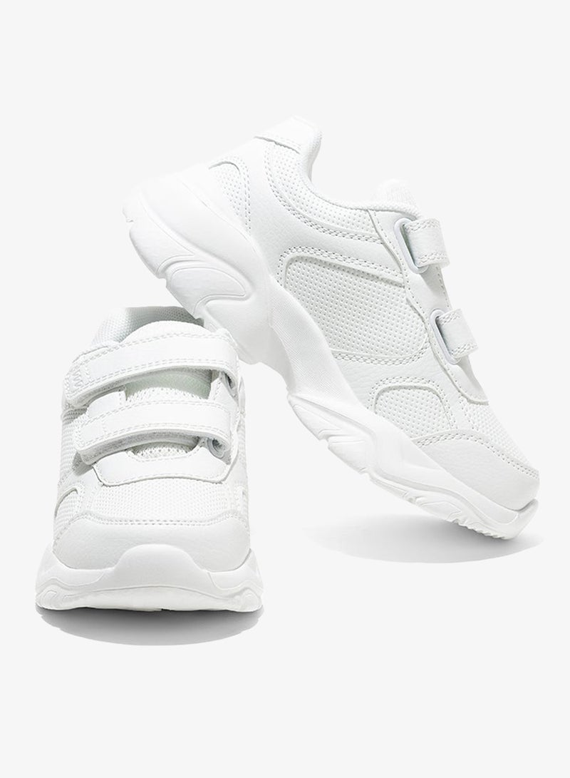 AMICA Kids Shoes School Lightweight, breathable vegan leather sneakers with anti-slip Phylon outsole, memory foam insoles, and double Velcro design for boys, girls, and school wear. - Image 5