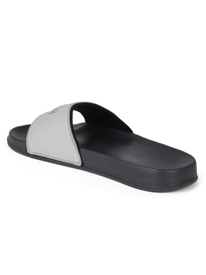 hummel CLASSIC MEN SLIDERS Comfortable Cushioned Sole Arch Support Durable Lightweight Flexible Trendy Style Flip flops and Slippers Slides for Men Daily use Chappal - Image 5