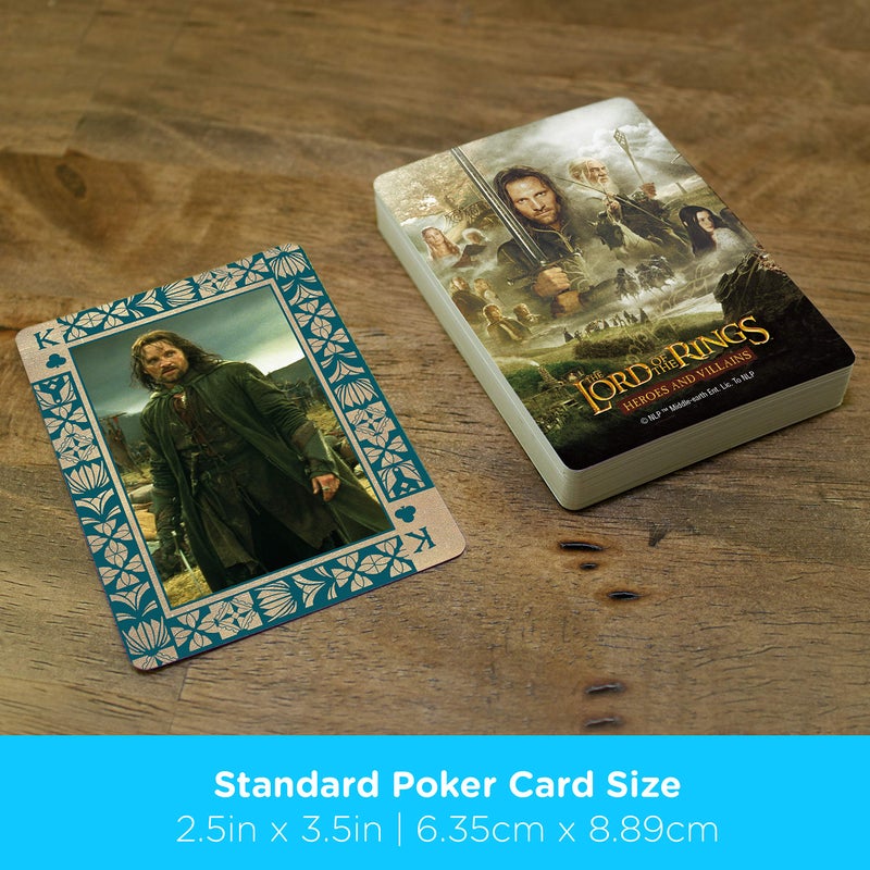 Aquarius Lord of The Rings Playing Cards - LOTR Heroes & Villains Themed Deck of Cards for Your Favorite Card Games - Officially Licensed LOTR Merchandise & Collectibles - Image 5