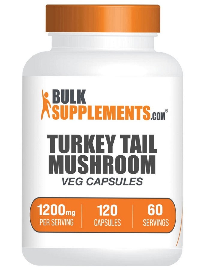 BULKSUPPLEMENTS.COM كبسولات فطر ذيل الديك Coriolus Versicolor مستخلص فطر ذيل الديك مستخلص فطر ذيل الديك كبسولات ذيل الديك 2 كبسولة 1200 ملغ لكل حصة 120 كبسولة نباتية - Image 2