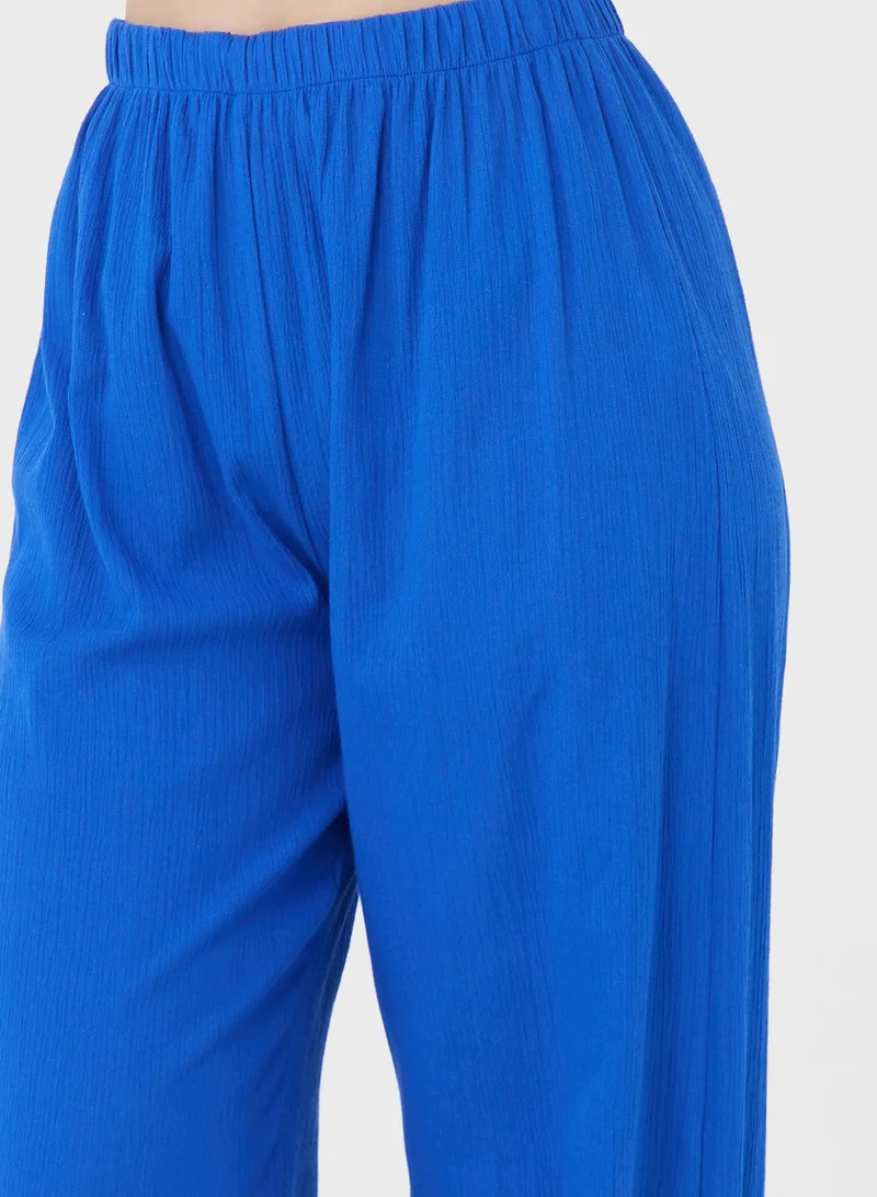 boohoo Wide Leg Pants