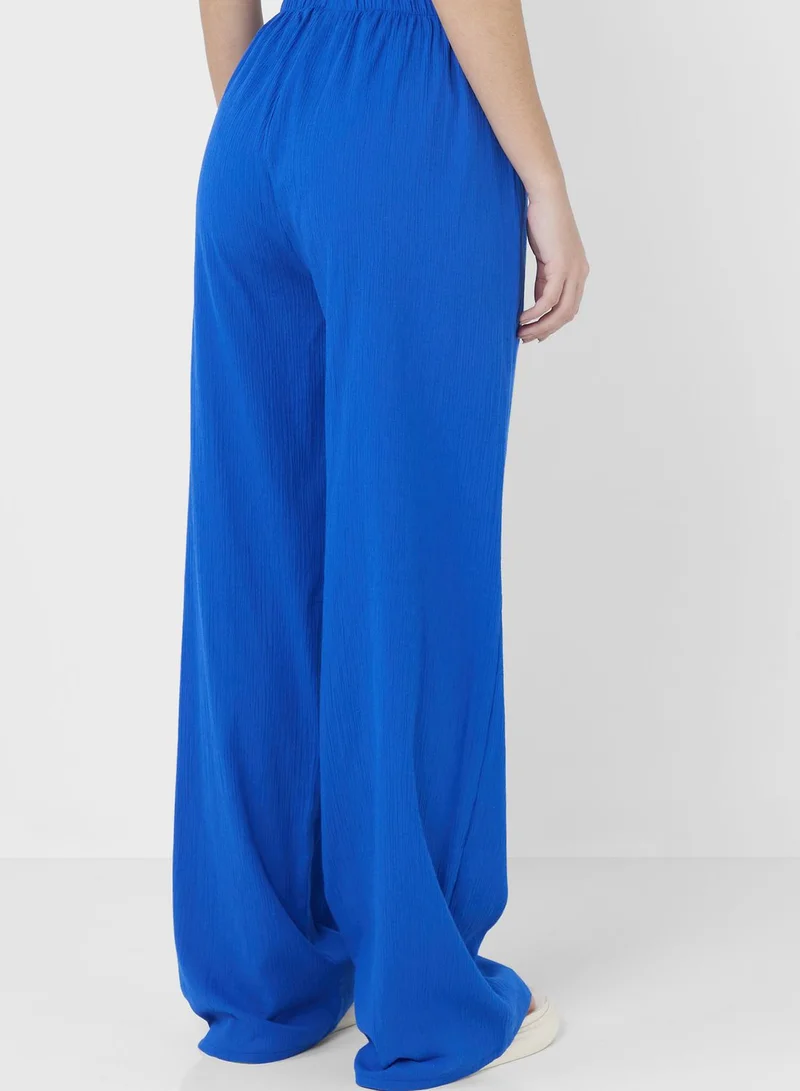 boohoo Wide Leg Pants