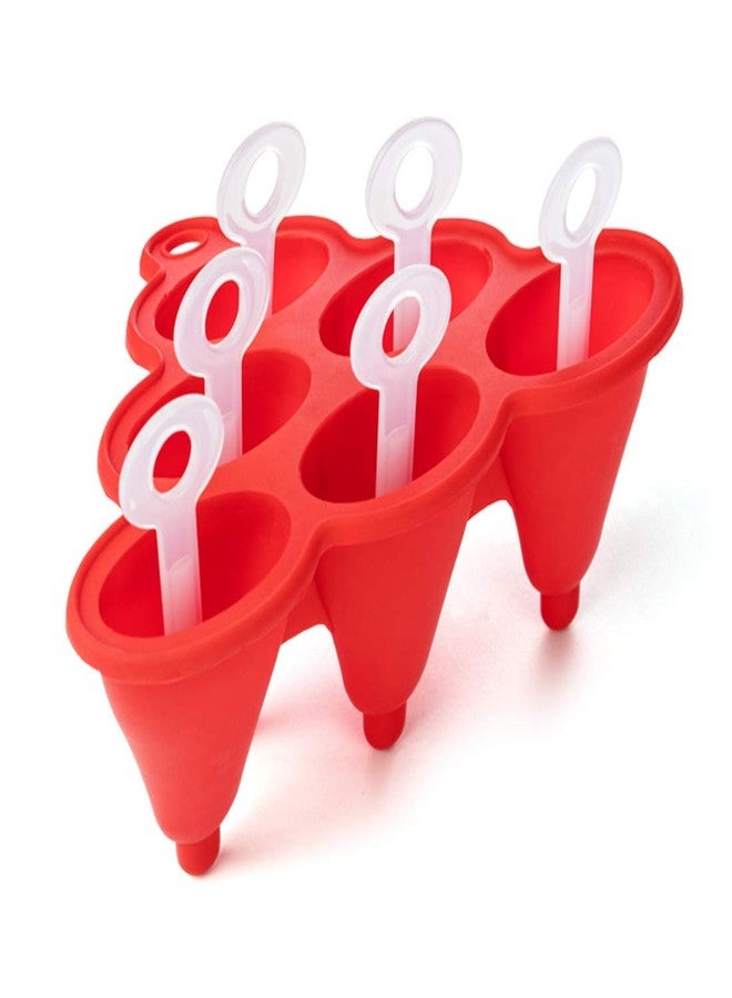 Healux Silicone Kulfi Mould/Popsicle Mould/Ice Pop Maker - 6 pcs - Image 1