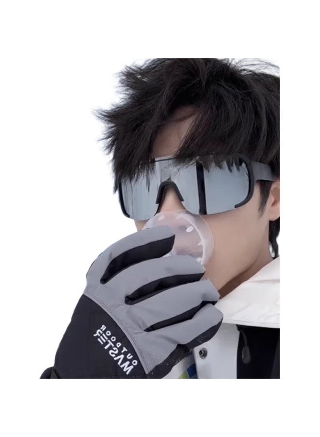 Boshide Cycling Sunglasses For Men And Women, Mountain Bike Goggles, Outdoor Sports Eyewear With Black Frame And Silver Lenses - Image 3