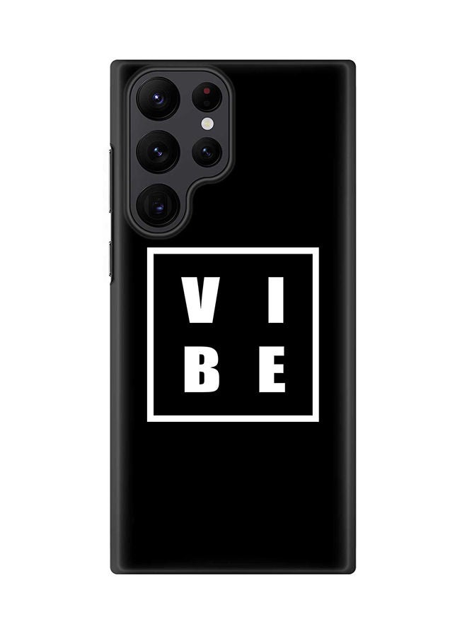Stylizedd Case for Samsung Galaxy S22 Ultra 5G Snap Case Slim Snap Classic Series Shield Matte Finish Print - Vibe