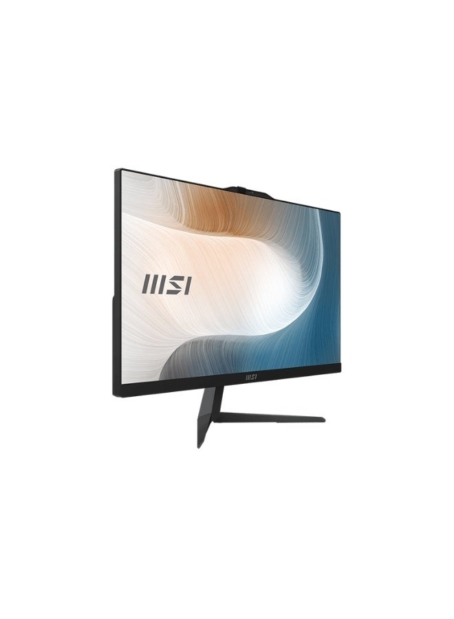 إم اس أي MSI Modern AM242 الكل في واحد سطح المكتب، شاشة 23.8 بوصة FHD IPS، معالج Intel Core 7-150U، 8GB DDR5، 512GB NVMe SSD، رسومات Intel® Iris® Xe، WiFi 6E، كاميرا ويب ومكبرات صوت مدمجة - DOS - أسود - Image 5