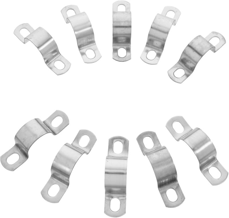 Stainless Steel Tube Strap Clamps 7 5X2 5X1 9CM Mounting Brackets For Secure Pipe And Cable - Image 2