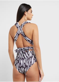 ELLA Monotal Print Swimsuit  - Image 2