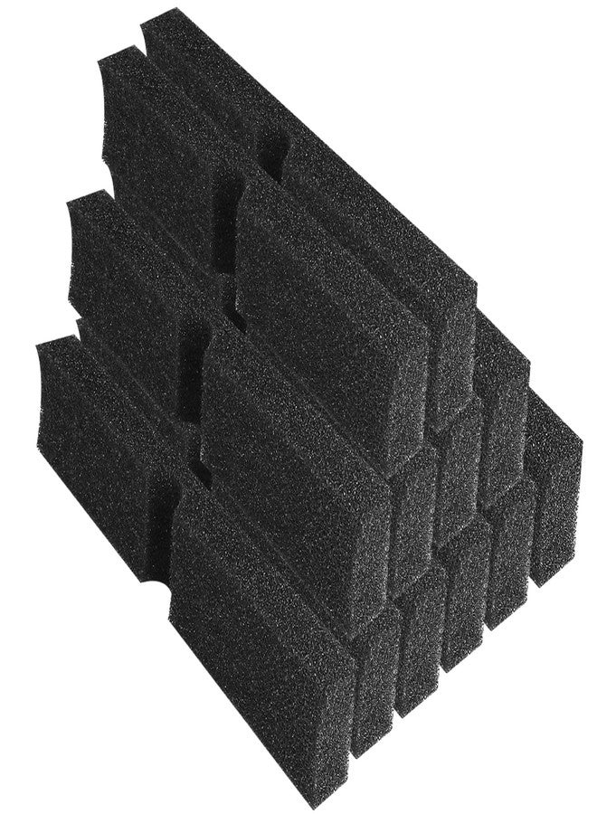 Podoy Fx4 Foam Filter Pads Replacement Compatible with Fluval FX5 FX6 Canister Filter, Aquarium Bio Sponge Foam Filter Pads (Black) - Image 1