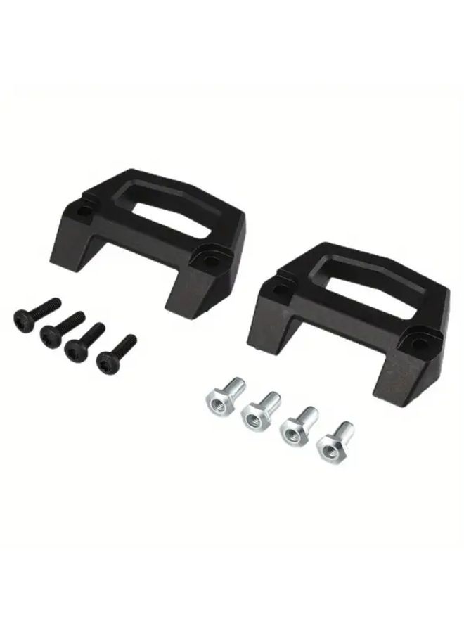 Universal Black Motorcycle Luggage Rack Base Fasteners and Snowmobile Seat Armrests Durable Easy Installation - Image 2