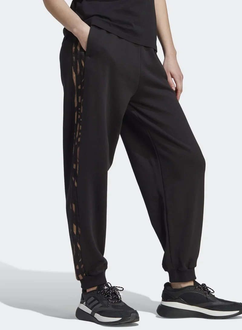 Adidas Vibrant Print 3-Stripes Joggers
