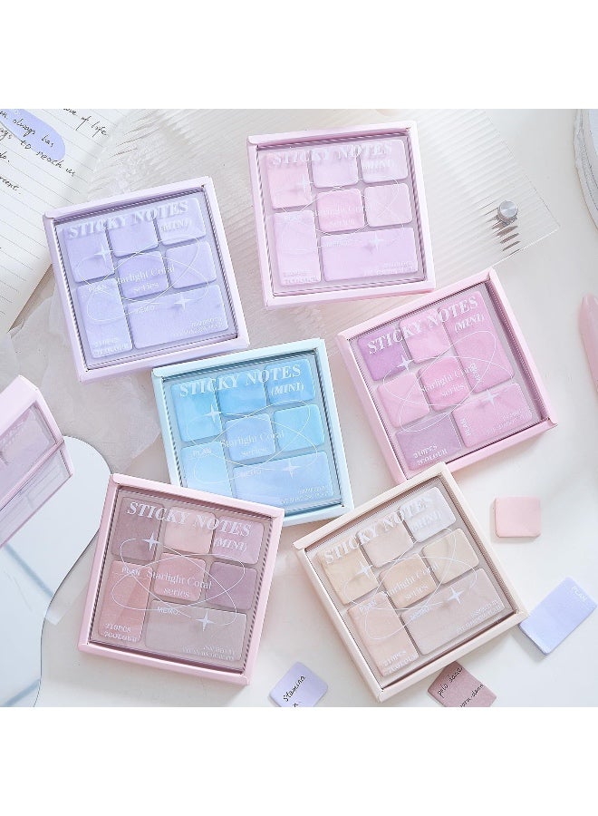 Colorful Sticky Notes, 210 Sheets Sticky Notes, Sticky Pad for Study, Point It Marker Stationery Items, Self-Adhesive Memo Pad, Planners and Memo Sticker (Assorted, Pack of 1) - Image 2