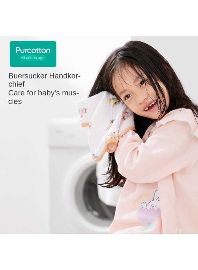 القطن الخالص 【category A العناية بالبشرة】منشفة وجه من الشاش القطني الناعم للرضع، فانلة استحمام ناعمة ولطيفة على البشرة - Image 4